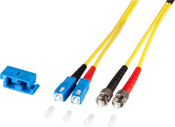 EFB-Elektronik Duplex Jumper SC-ST 9/125µ, OS2, LSZH, gelb, 3.0mm, 1m Hersteller: EFB Elektronik (O2073.1)