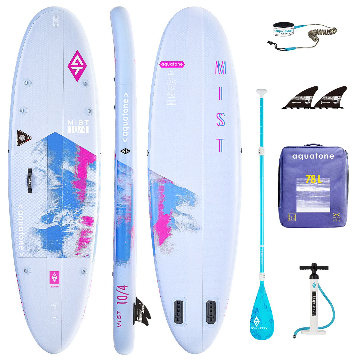 Aquatone Mist 10'4" TS-021 nafukovacia SUP doska 2022