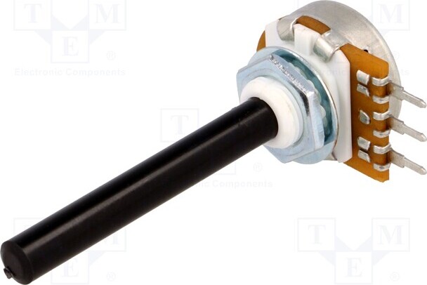 TNE 1x Potentiometer: ar 20% 4,7k 6mm 0,4W 1-Drehung THT Potentiometer 1 Umdrehung _1GH_PC20BU-4K7-LIN