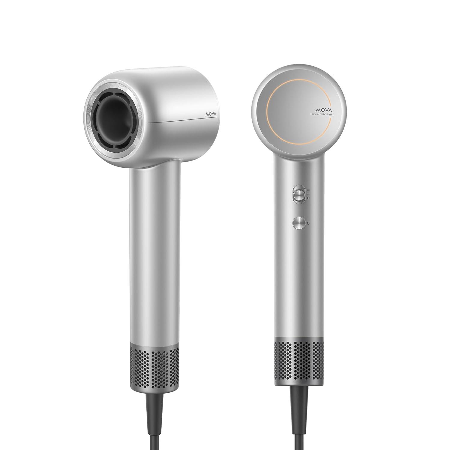 Mova Ionen, Schnelltrocknung mit Feuchtigkeitsbindungstechnologie, 110.000 U/min Brushless-Motor, Plasma-Pflege, NTC 1.000x/s Thermo-Control, Optimal