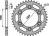 Motorrad Zahnrad PBR 1027 Ducati Monster 600/620 00-06 C45 Stahlqualität