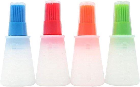 OEM Silikonolien Flessenborstel Set für gebackenes, BBQ und Marinaden 2026