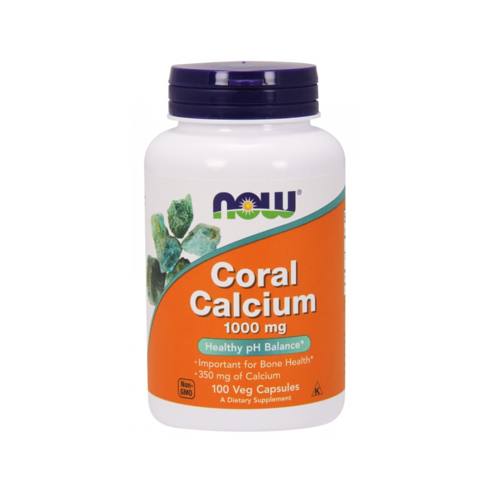 Now Foods Korallen-Kalzium 1000 mg 100 Kapseln BI3906