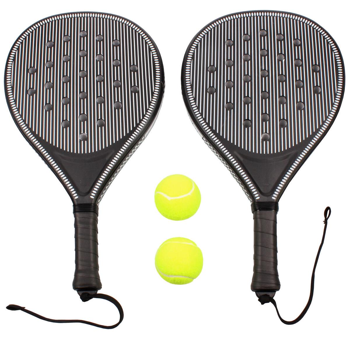 Aptel Match Base Padel-Schlägerset mit Bällen, 1 Set