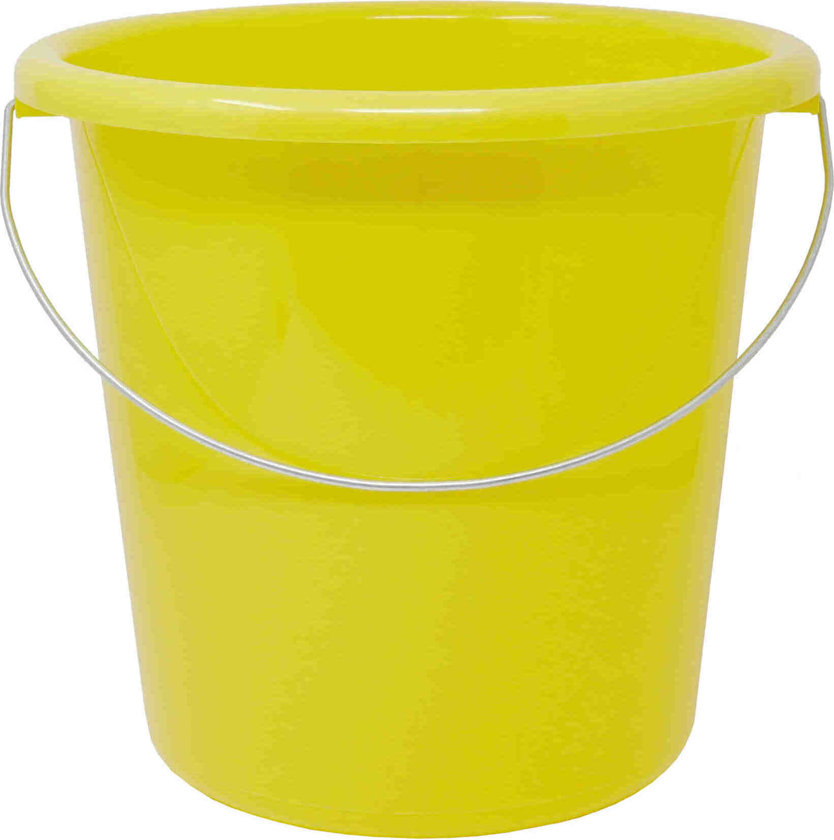 Teko-Plastic Eimer - Plastik rund 10 Liter gelb. 1107283