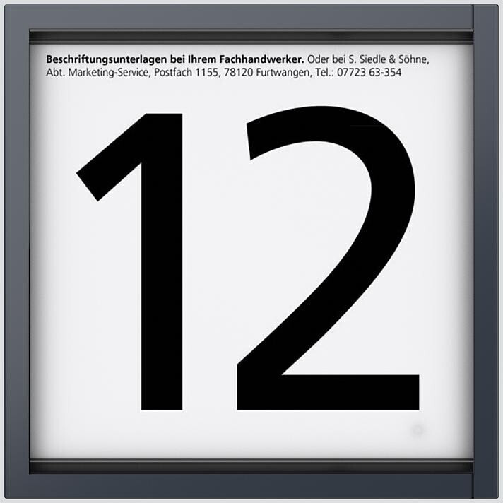 Siedle&Söhne Informationsfeld IM 700-0 AG 210012696-00