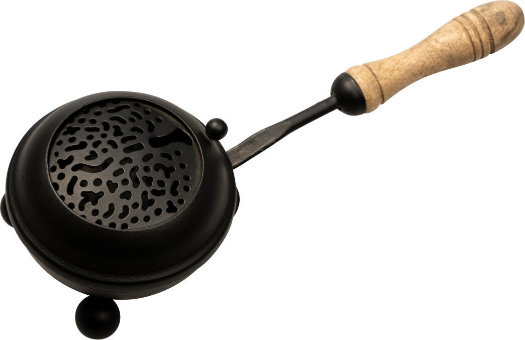 HECK Kirchenbedarf Räucherpfanne Eisen schwarz D 8 cm HK30742.01