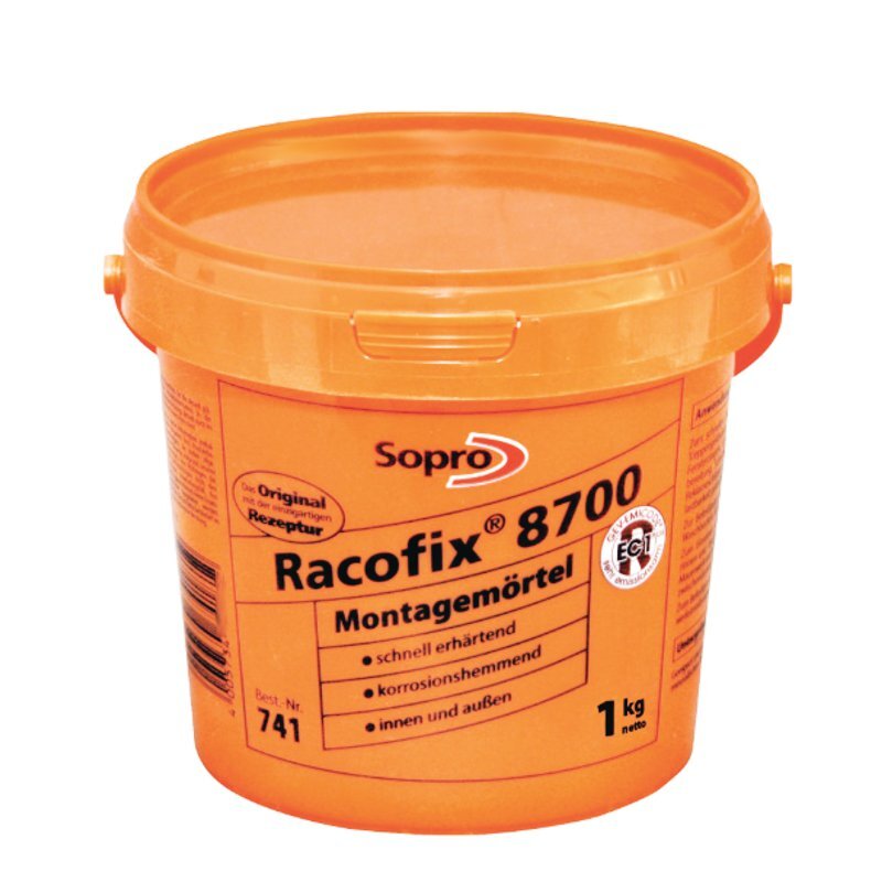 SOPRO Montagemörtel Racofix 8700 Inhalt 1kg Verarbeitungszeit 3-5 Min., 1 Stück 74181