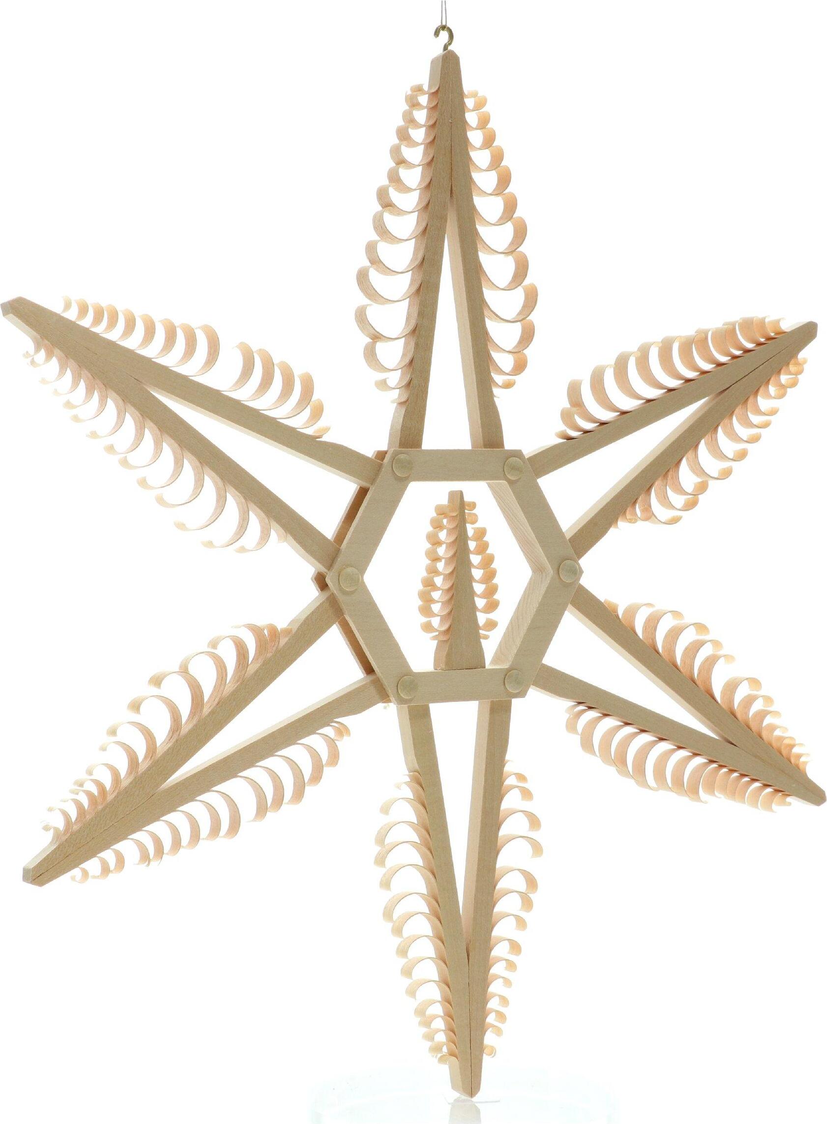 Herstellung von Baum- & Fensterschmuck Martina Rudolph Fensterschmuck Spanstern Mitte 1 Bäumchen BxHxT=32x32x1,5cm NEU 125