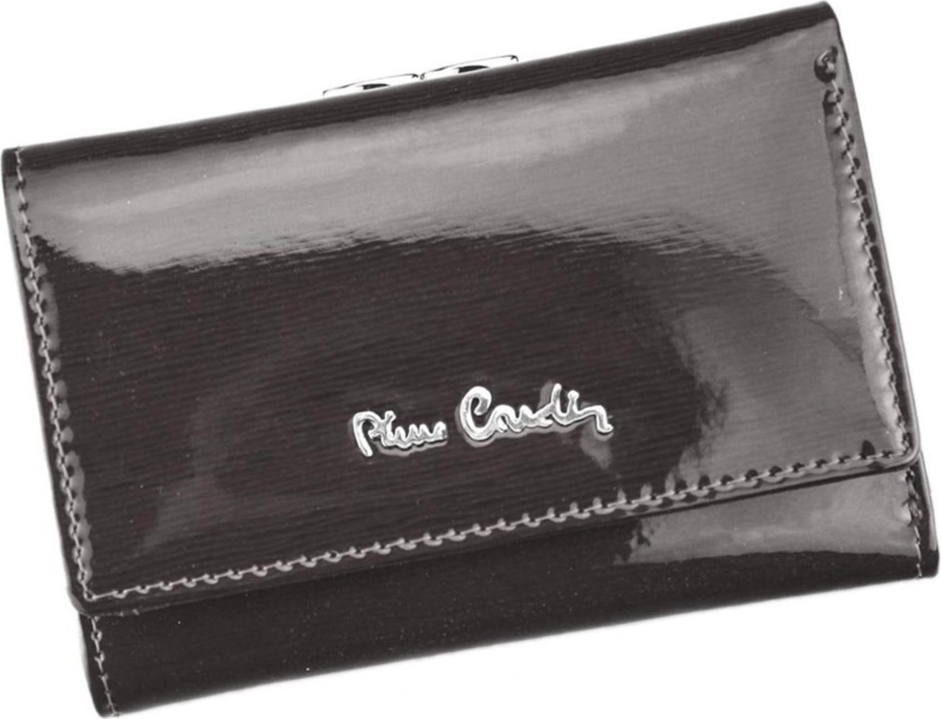 Pierre Cardin | Portemonnaie, aus lackiertem Echtleder, mit großer Geldbörse, 12 x 8,5 cm rovicky-11354-0