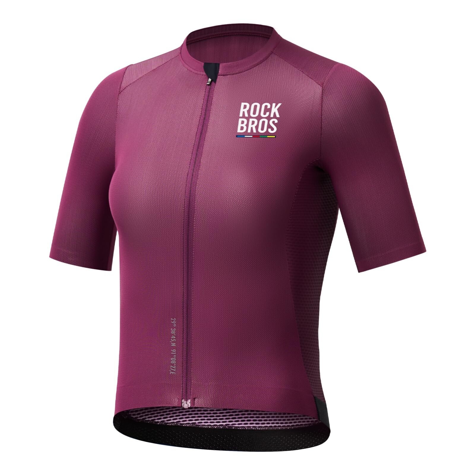 ROCKBROS Road to Sky Kurzarm Radtrikot für Damen Fahrrad Trikot Fahrradbekleidung violett L
