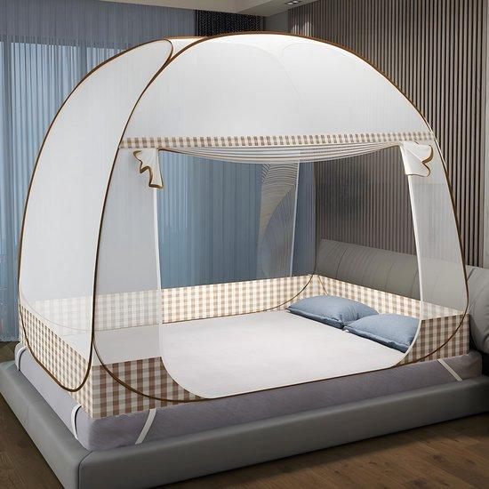 OEM Reisklamboe, opvouwbaar tweepersoonsbed, draagbaar met dubbele deur, groot ritsklamboe voor slaapkamers en campings 2026