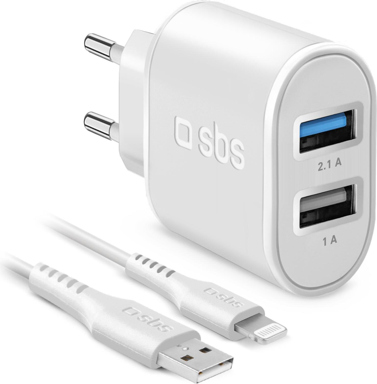 Súprava SBS Fast Charge s nabíjačkou a káblom Lightning