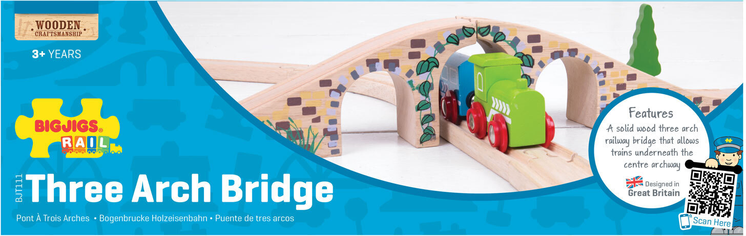 Bigjigs Rail Eisenbahnbrucke aus Holz Kaufland