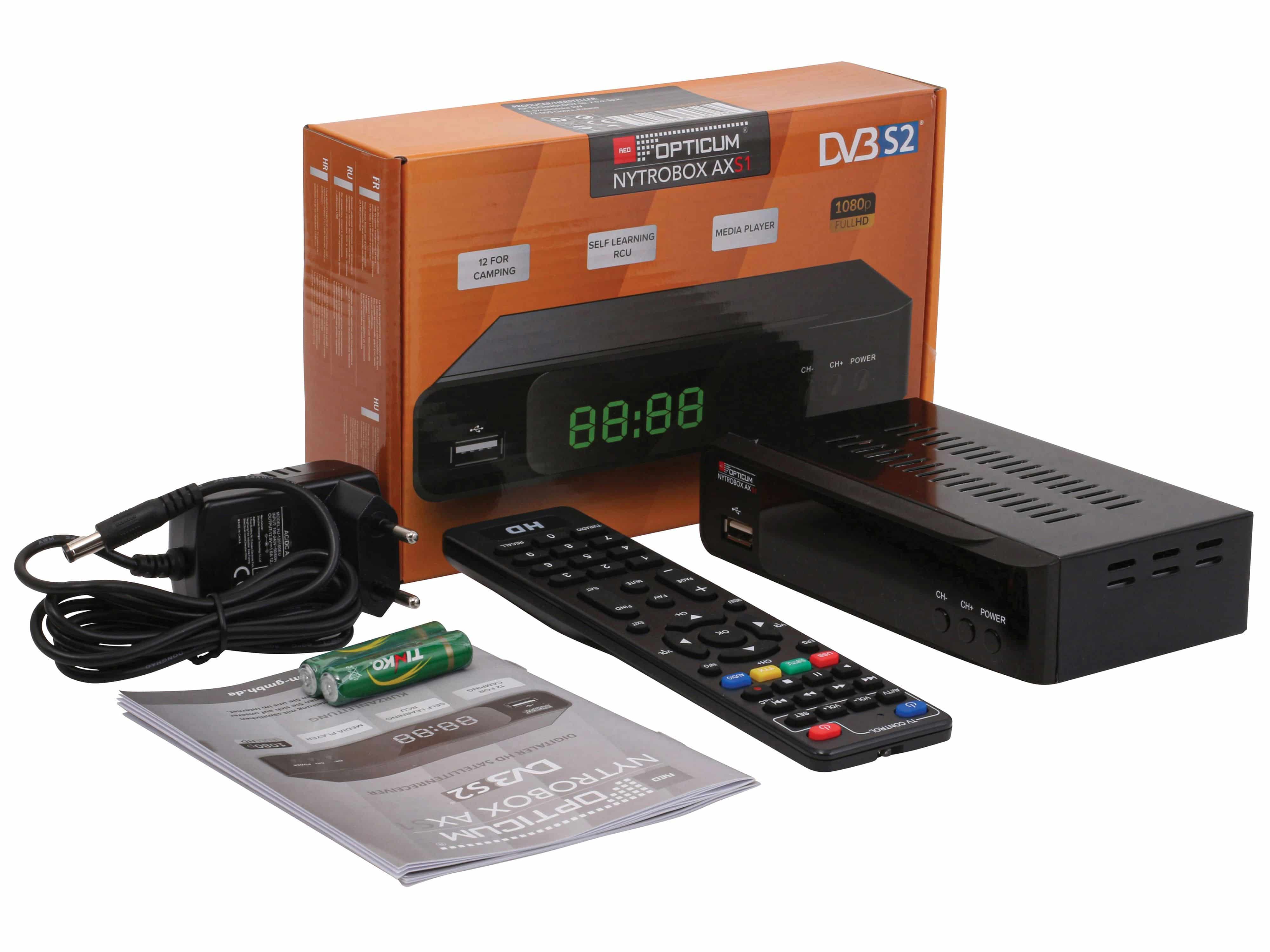 EDISION Kabel Receiver PICCO T265 terrestrischer Receiver, DVB-T /2  ,H.265/HEVC (HDTV, PVR-Funktion=optional, DVB-T, schwarz)