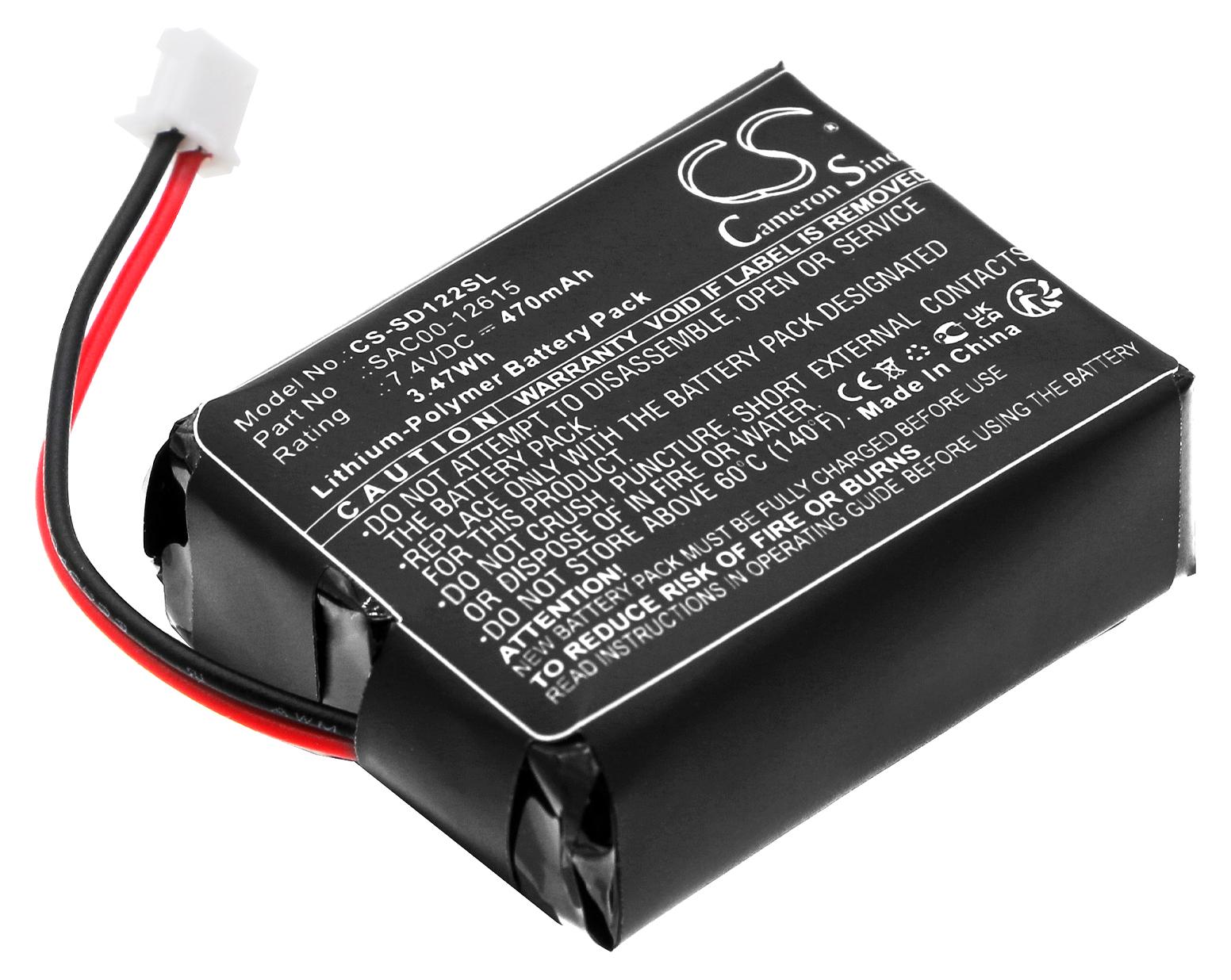 TECHTEK Akku Kompatibel mit [SportDog] SD-1225 Transmitter, SD-1225E Transmitter, SD-1825E Transmitter, SDT54-13923, SDT54-13923 Handheld transmitter