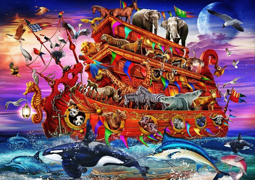 BlueBird 100 pcs WLP-Bluebird-Puzzle-70399