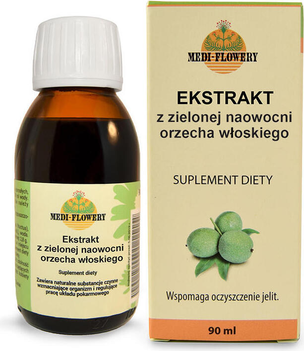 MEDI-FLOWERY Grüner Walnuss-Perikarp-Extrakt 90 ml MEDI-BLUMENLICH