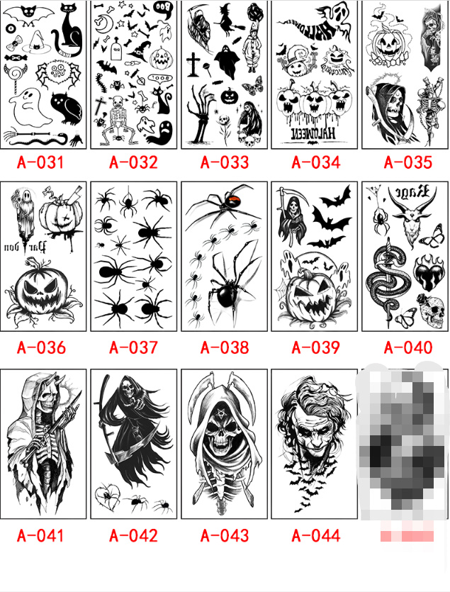 INF Set mit 14 temporären Tattoos - Anpassbare Designs 331770