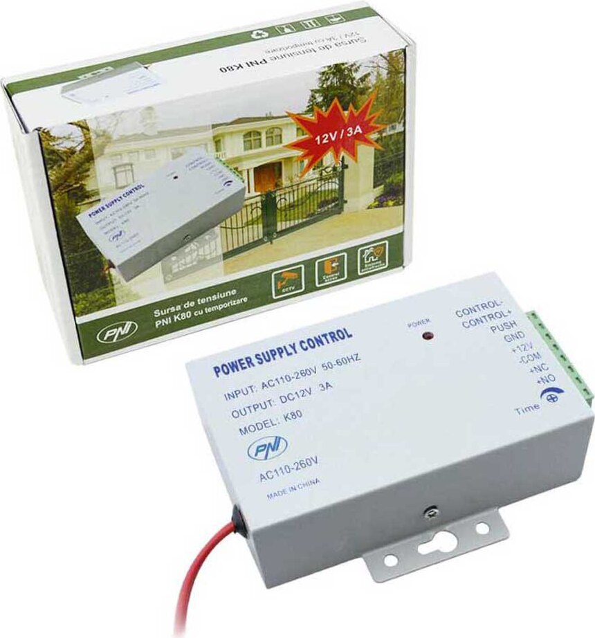 PNI K80 Stromversorgungssteuerung Weiß Weiß One Size PNI-K80