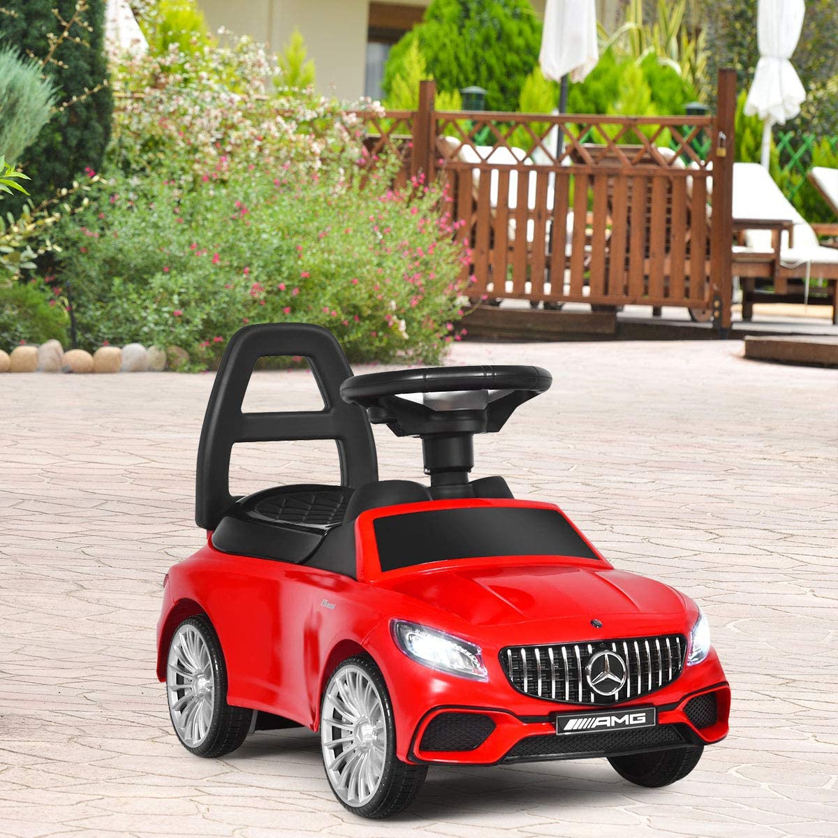 Mercedes Babyauto Kinderauto Rutschauto  Spielzeugauto LED Ton Lauflernwagen 