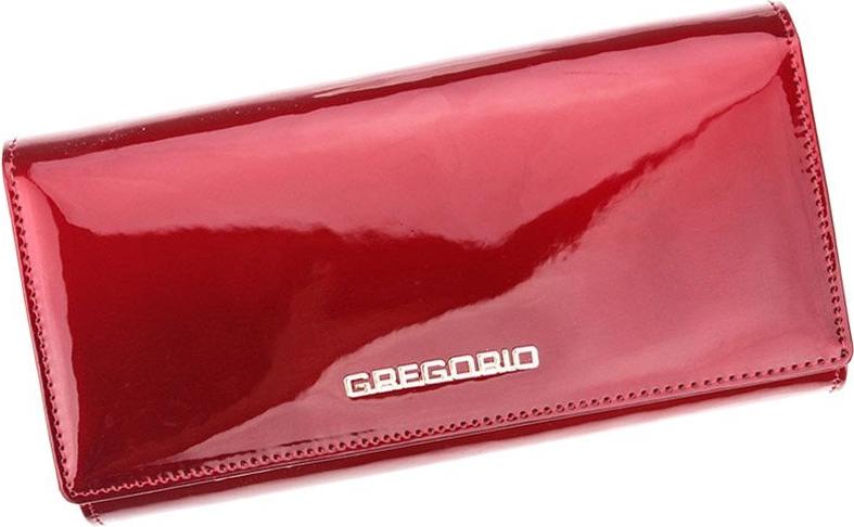 Große, längliche Gregorio-Geldbörse aus Leder für Damen