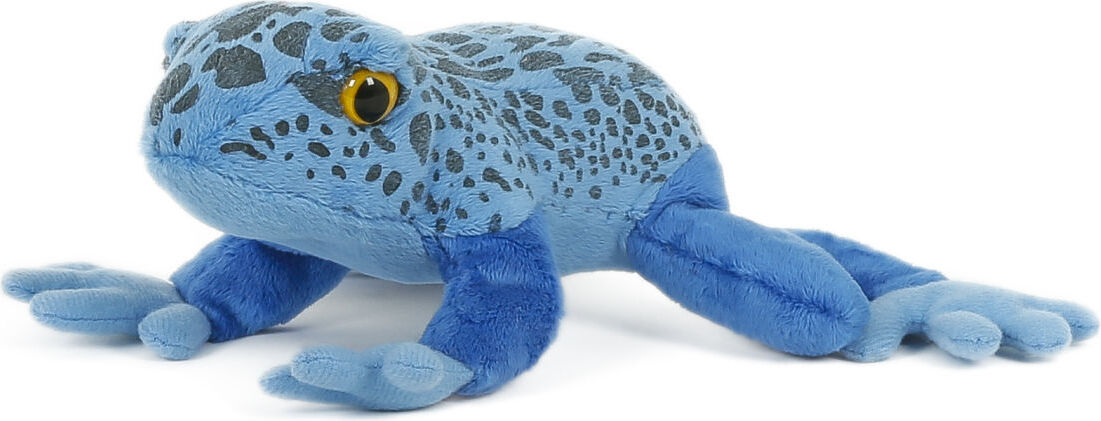 Semo Stofftier Blauer Pfeilgiftfrosch 18 cm, Kuscheltier Plüschtier Frosch Frösche Pfeilgiftfrösche FGO-07LL01