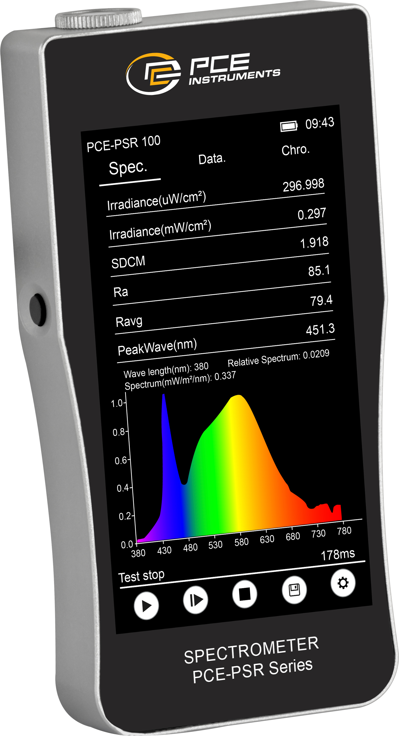 PCE Instruments Spektrometer PCE-PSR 100