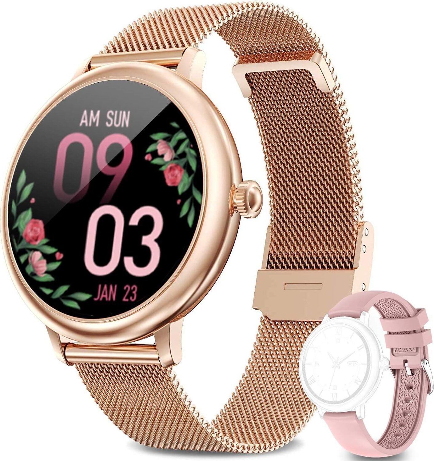 Sross Smartwatch, Fitness Tracker Uhr, Damen Herren