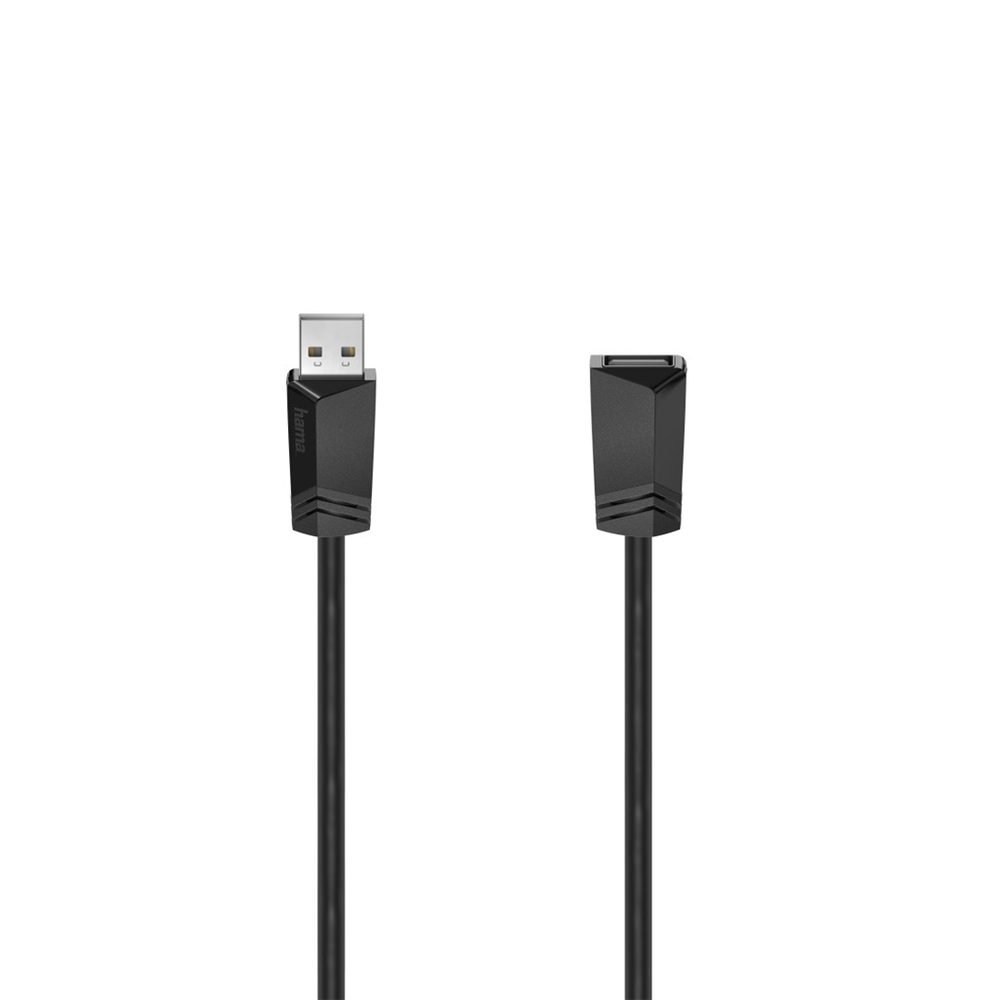 HAMA Kabel USB 2.0 Verlngerung 480 Mbit/s 0,75m Schwarz 00200618