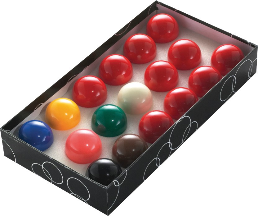 PowerGlide Snooker Kugelset 1 7/8 Zoll mehrfarbig Harz 17-teilig SN57102