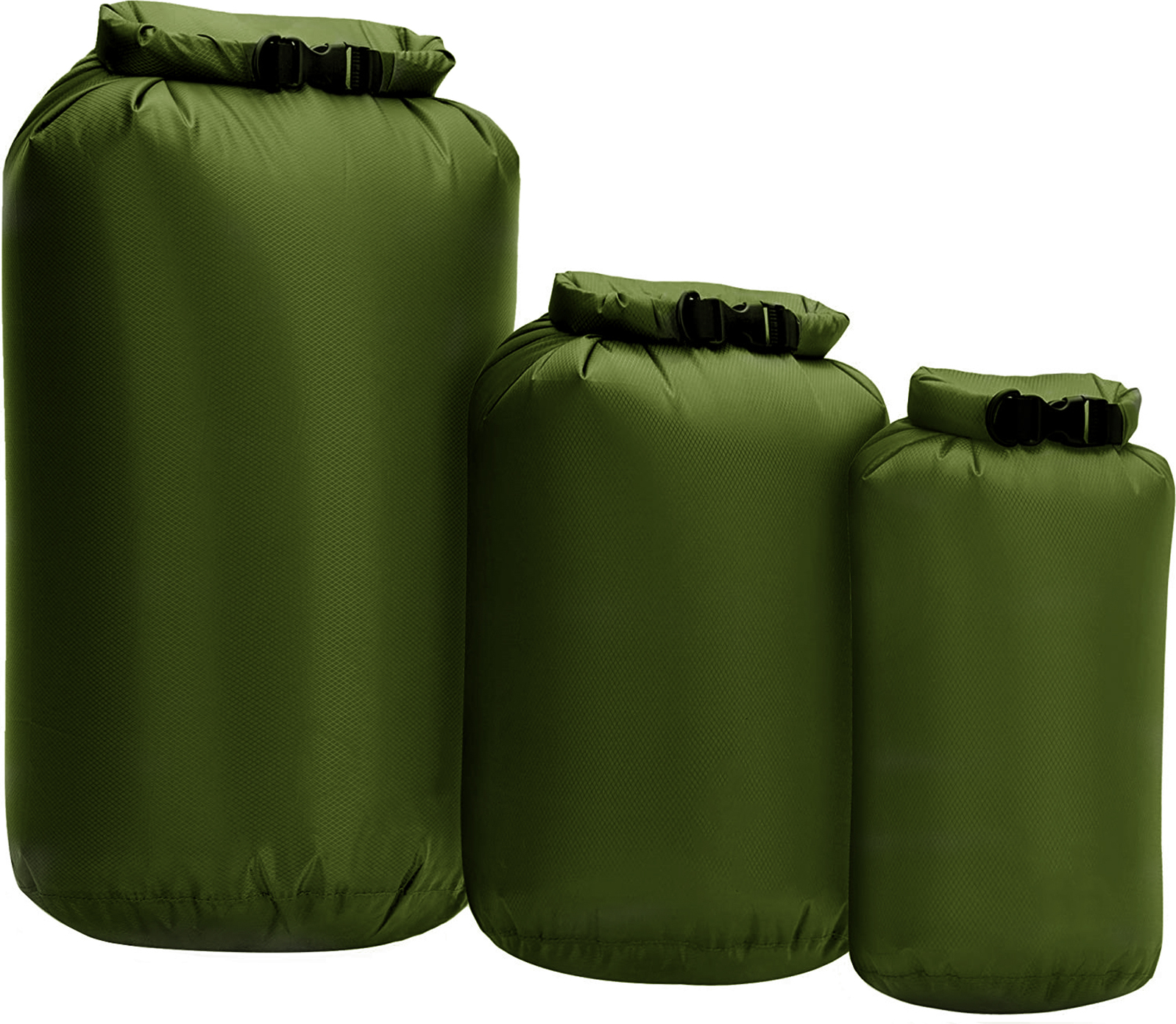 Lixada Wasserdichter Trockenbeutel, Trockenbeutel-Set, Roll-Top-Trockenbeutel, 3er-Pack, zum Kajakfahren, Bootfahren, Angeln, Schwimmen