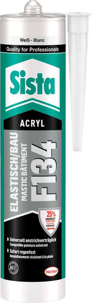 Sista F134 Elastisch/Bau weiß L44WS