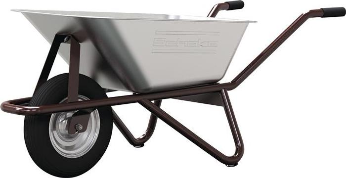 Schake Schubkarre Geselle Typ 25 90 l Luftrad 19,3 kg mit Muldensttze und Luftrad 52300TM