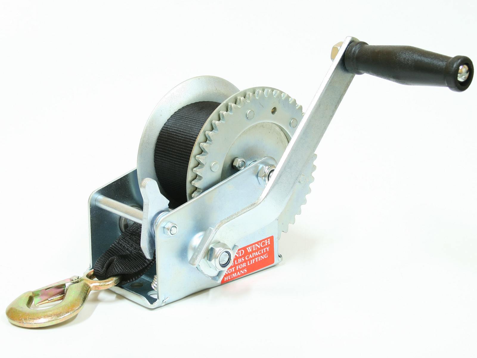 Varan Motors - S1200 TRAILERWINDE HANDWINDE GURTWINDE BOOTSWINDE SEILWINDE 544/1088KG ANHÄNGER WINDE