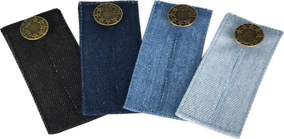 Prolunga Estensione Girovita Aumenta Taglia Con Bottone Per Pantaloni Tessut Dfh - 14