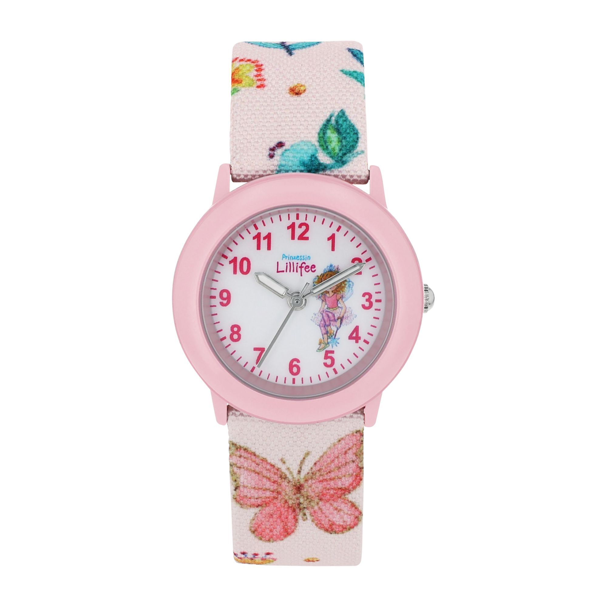 Prinzessin-Lillifee Prinzessin Lillifee Uhr Kinder Armbanduhr Mädchenuhr Textil 2037727