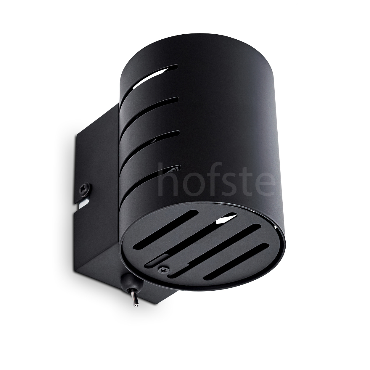 hofstein Terne »Terne« moderne Wandlampe aus Metall in Schwarz H3483992