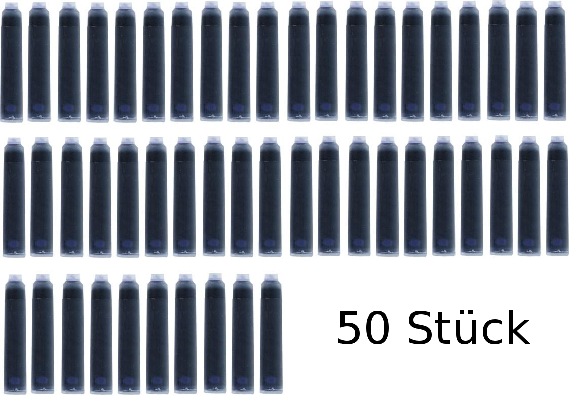 Livepac Office 50 Füllerpatronen / Tintenpatronen / Farbe: blau