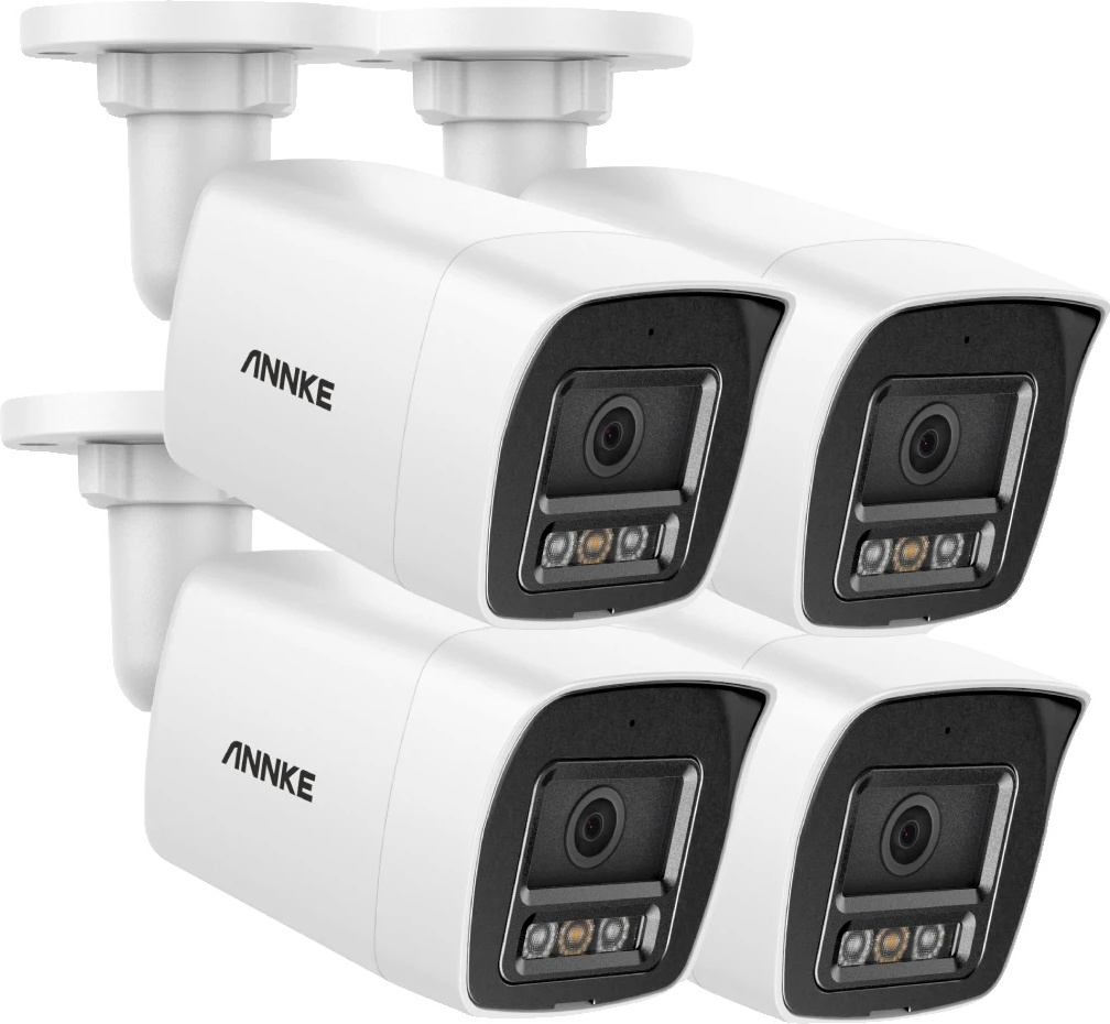 sieťová kamera 4K Smart Dual Light Bullet, detekcia osôb a vozidiel, farebné nočné videnie, 4PC I91DL