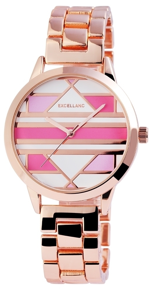 Excellanc Damenuhr mit Metallarmband 151035500016