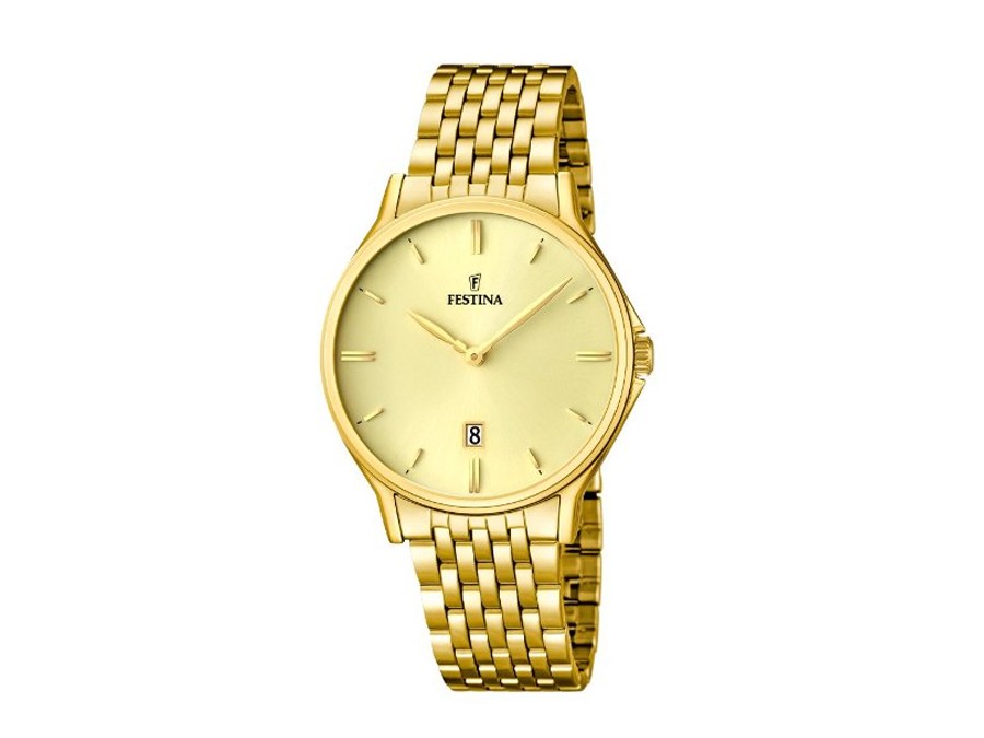 Festina Klassik Herren Armbanduhr Edelstahl F16746/2