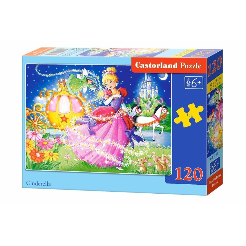 CASTORLAND Puzzle 120 Teile - Cinderella WLP-Castorland-13395