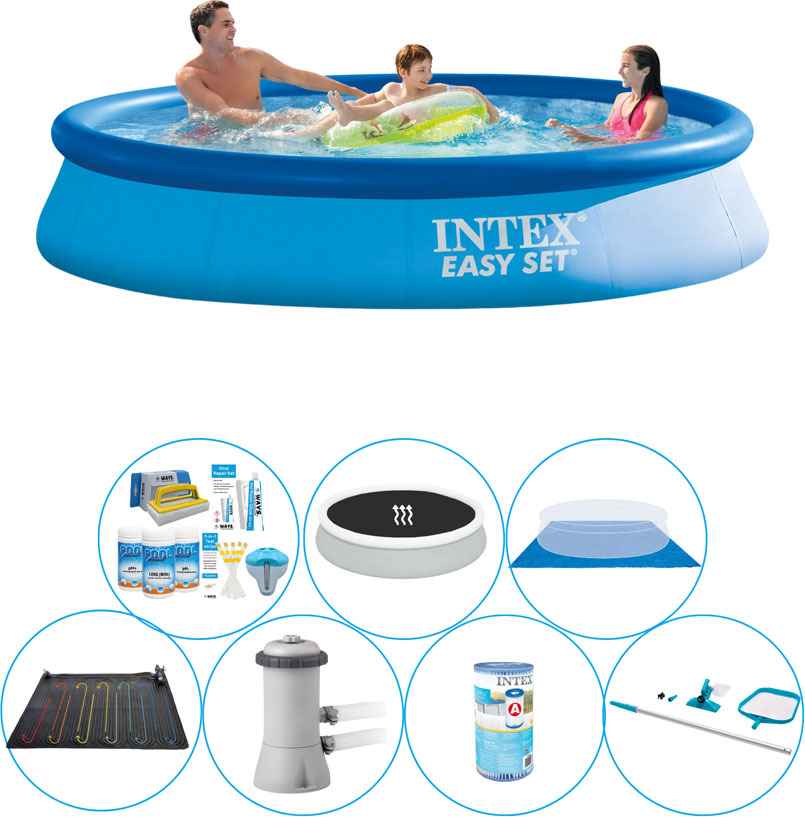 Bazénová súprava všetko v 1 - Intex Easy Set Round 366x76 cm