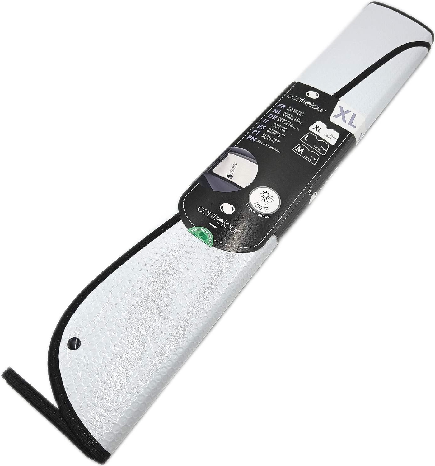 Unbekannt Contrejour 463606 Isolierter Aluminium Frontsonnenschutz XL 140 x 80 cm Sonnenschutz