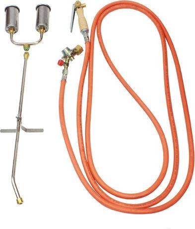 profibau GOK Brenner-Kombination 60 mm - 2-flammig - Komplettset - Maximale Hitzeverteilung