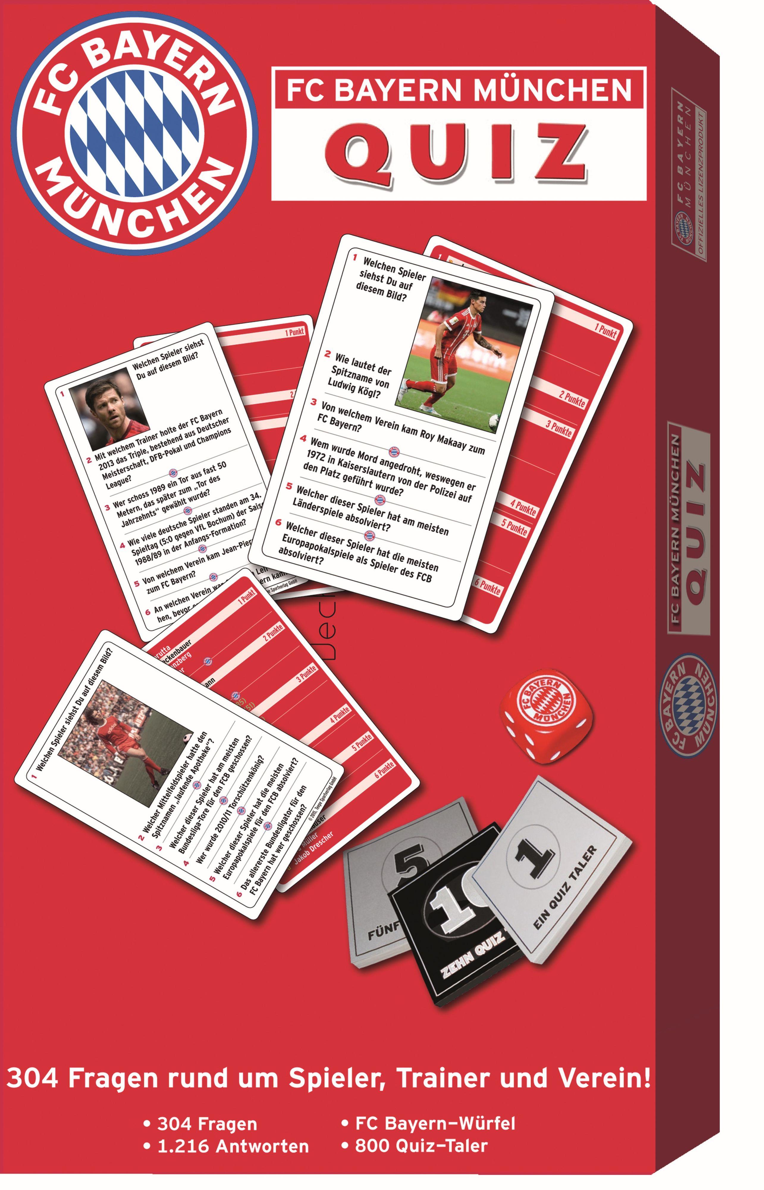 Teepe Verlag 22596924 - Bayern München Quiz Wissensspiel Fragen Antwort Fußball Verein