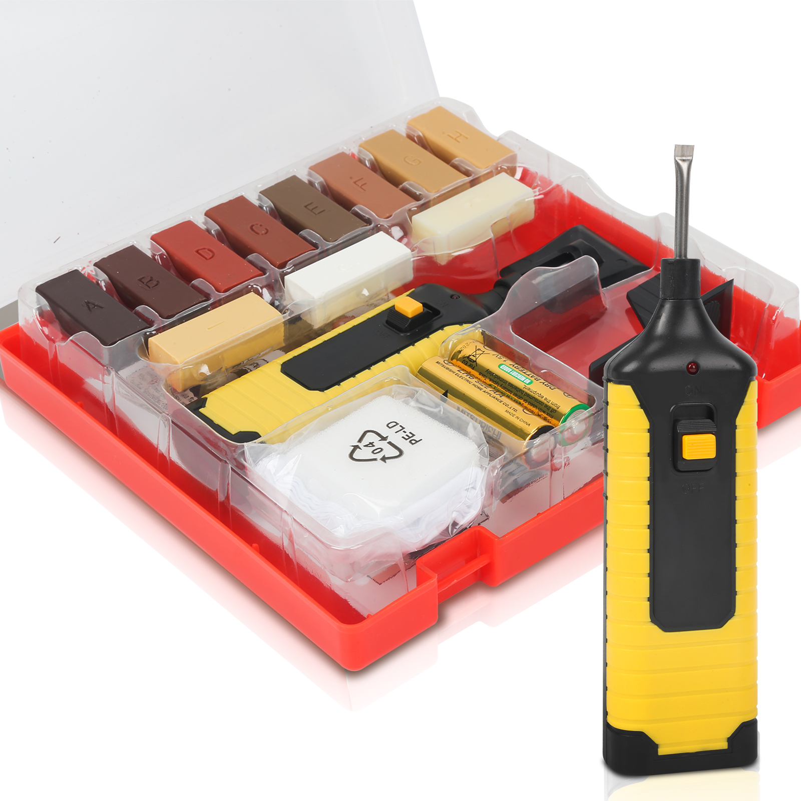 Jiubiaz Holz Reparatur Set WRS Fliesenreparaturset 11.fks für Fliesen Kacheln & Steingut Reparaturset Fliesen RL-HG6245AG-1-YDa