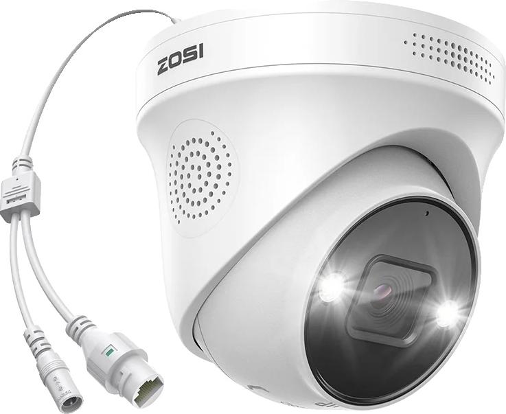 IP kamera, detekcia AI, nočné videnie, 8MP prídavná kamera