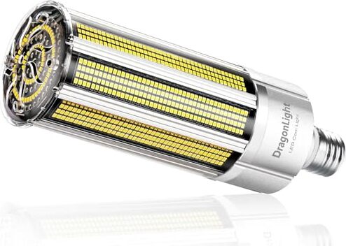Dragonlight 2025 Najnovšie 200 -W -super -bright -corn -light -lamp fanless (nahrádza 1200 W) - E40 lampa 4000 K 27 000 lumenov dobrá dielňa,